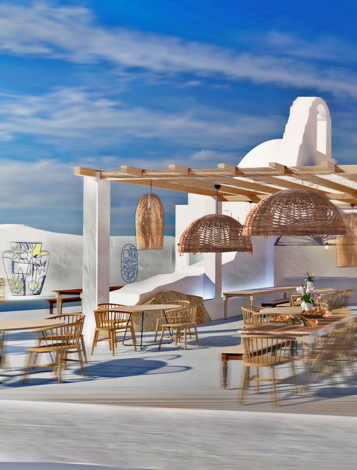 maresea fish restaurant render